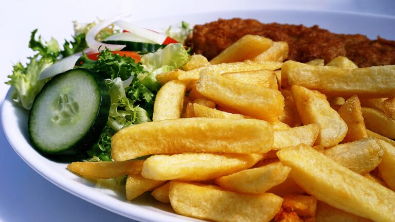 photo of a plate of food from a fish fry