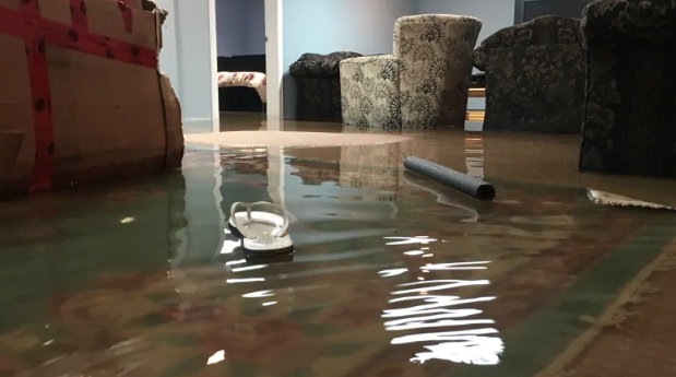 photo of flooded basement