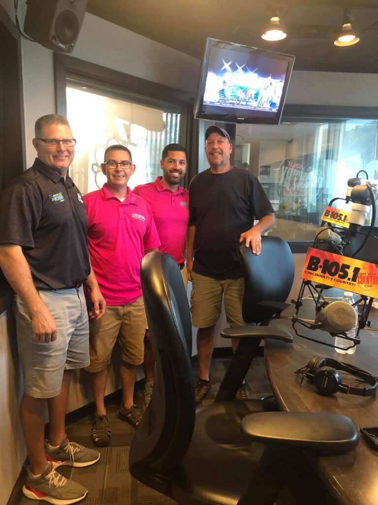 Andy Caudill and Ryan Houlehan of Arlinghaus are in the In and Around the House studio